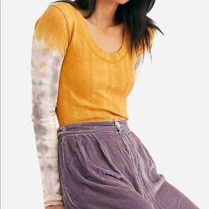 We the free Big Sur Long Sleeve Amber Combo Shirt